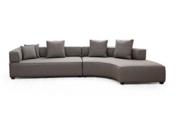 Atelier Del Sofa Kutna garnitura, GONDOL, siva, Gondol-1 (L3-CHL) - Grey