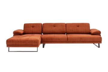 Atelier Del Sofa Kutna garnitura, naranča, Mustang Large Left - Orange