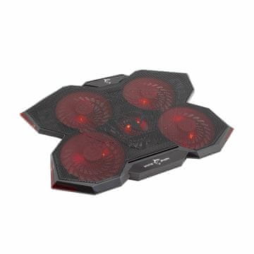 White Shark Podloga za laptop s 5x ventilatorom za igranje GCP-29 ICE WIZARD