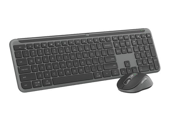 Logitech Signature Slim Combo MK950 tipkovnica i miš, HR g., grafitna boja