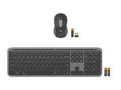 Logitech Signature Slim Combo MK950 tipkovnica i miš, HR g., grafitna boja