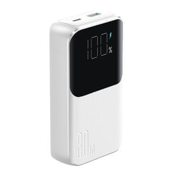 MINI Mini power bank Joyroom JR-PBC06 30W 10000mAh s ugrađenim kabelima - bijela