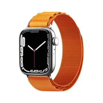 HURTEL Alpine remen s čeličnom kopčom za Apple Watch 38/40/41 mm narančaste boje