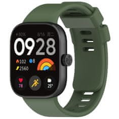 BStrap Silicone remen za Xiaomi Redmi Watch 4, dark green