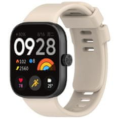 BStrap Silicone remen za Xiaomi Redmi Watch 4, beige