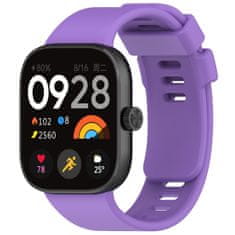 BStrap Silicone remen za Xiaomi Redmi Watch 4, purple