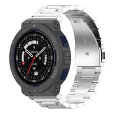 BStrap Stainless Steel remen za Xiaomi Amazfit Active Edge, silver