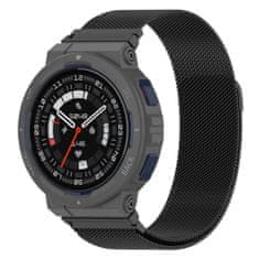 BStrap Milanese remen za Xiaomi Amazfit Active Edge, black