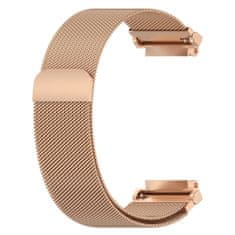 BStrap Milanese remen za Xiaomi Amazfit Active Edge, rose gold
