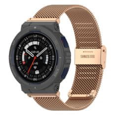 BStrap Milanese remen za Xiaomi Amazfit Active Edge, rose gold