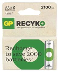 GP ReCyko HR6 (AA) punjiva baterija, 2100 mAh, 2 komada