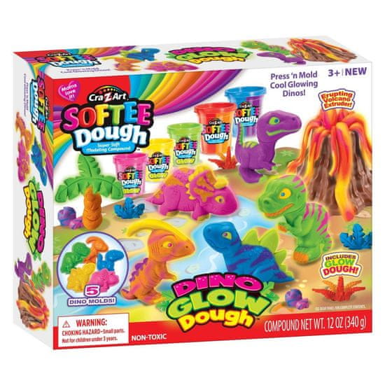 Cra-Z-Art Softee Dough plastelin, dinosauri (66603)