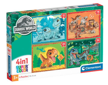 Jurassic World 4 u 1 slagalica, Jurassic Park (21521)