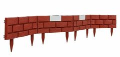 Linder Exclusiv Vrtna palisada sa solarnom LED rasvjetom Ciglena