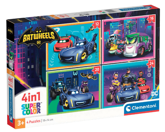 Clementoni 4u1 slagalica, Batwheels (21529)