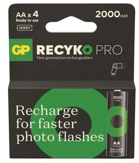 GP ReCyko Pro Photo Flash HR6 (AA) punjiva baterija, 4 komada