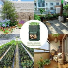 HOME & MARKER® Prenosivo tkaninsko stalak za biljke, cvijeće i začine, lagano i sklopivo za vrt i terasu | FLORAFOLD