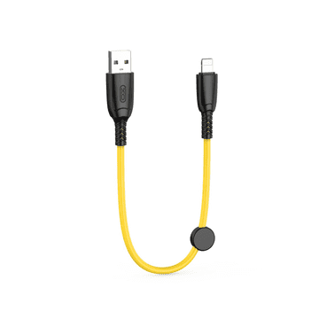 XO Kabel NB247 USB - Lightning 0,25m 6A žuti