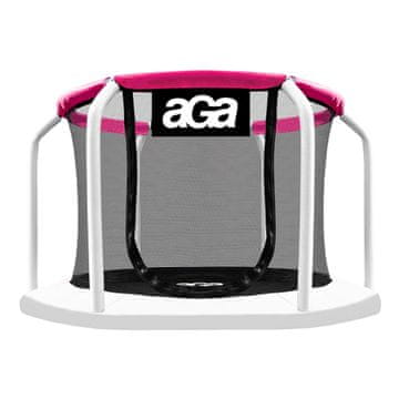 Aga Zaštitna mreža 150 cm za dječju trampolinu Pink