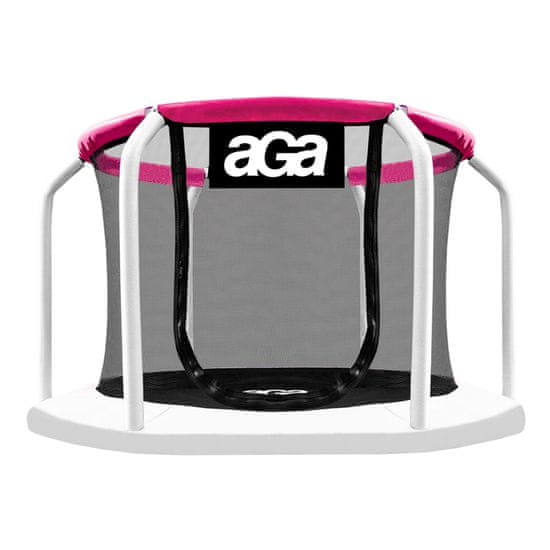 Aga Zaštitna mreža 150 cm za dječju trampolinu Pink