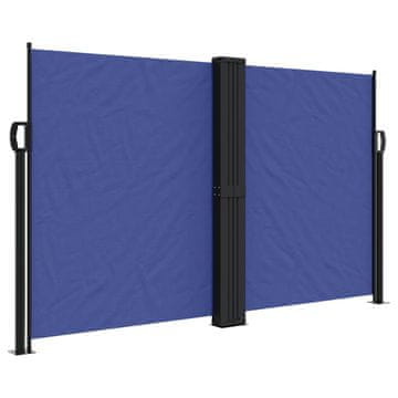 Vidaxl Uvlačiva bočna tenda 140 x 600 cm plava