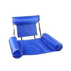 Netscroll Napuhujuća vodena stolica, ergonomski naslon za glavu i ruke, za djecu i odrasle, kompaktna i udobna, brzo sušenje, idealna za ljeto, CoolChair