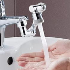 HOME & MARKER® Nastavak za pipo s rotacijom 1080°, kuhinjski višesmjerni dozator vode, filter protiv prskanja | DUOTAP