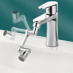 HOME & MARKER® Nastavak za pipo s rotacijom 1080°, kuhinjski višesmjerni dozator vode, filter protiv prskanja | DUOTAP