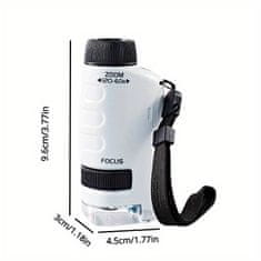 JOJOY® Prijenosni dječji mikroskop s LED osvjetljenjem MINISCOPE i 12 pripremljenih preparata SPECIMEN | SCOPESPECI