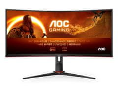 AOC CU34G2XP/BK LED gaming monitor, 86,4 cm (34), VA, WQHD, zakrivljeni