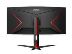 AOC CU34G2XP/BK LED gaming monitor, 86,4 cm (34), VA, WQHD, zakrivljeni