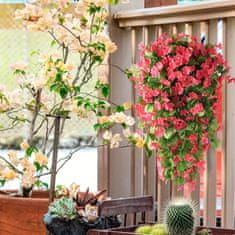 HOME & MARKER® Zložljive tegle za cvijeće, 3 kom + podstavak, bele | PLANTUP