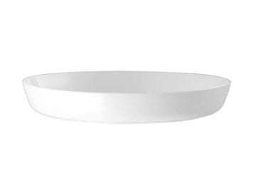 Galicja Bijeli plastični Cristal tanjurić za cvijeće 15,5 cm
