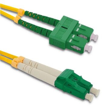 Qoltec Qoltec Patchcord svjetlovodni SC/APC - LC/APC | Single-mode | 9/125 | G652D | Duplex | 2m