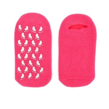 SOLFIT® Nogavice za njegu stopala, silikonske za suha i ispucala stopala (roza, 1 par) | PEDISOCKS
