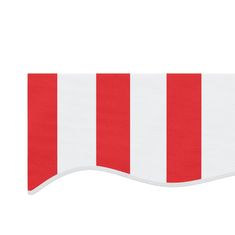 Vidaxl Zamjenska tkanina za tendu, crvene i bijele pruge, 6 x 3,5 m