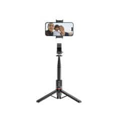 Tech-protect L05S bluetooth selfie štap sa stativom i LED svjetlom, čierna