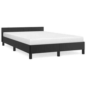 Vidaxl Okvir kreveta bez madraca smeđi 120x190 cm umjetna koža