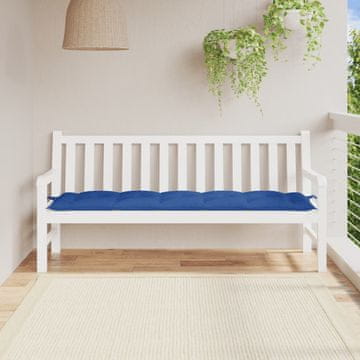 Vidaxl Jastuk za vrtnu klupu, kobaltna, 180x50x7 cm, oxfordska tkanina