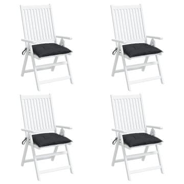 Vidaxl Jastuci od paleta, 4 kom, crni, 50x50x7 cm, Oxford tkanina