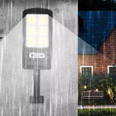 MG Wall Solar Lamp solarna svjetiljka 120 LED, crno