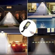 MG Wall Solar Lamp solarna svjetiljka 120 LED, crno