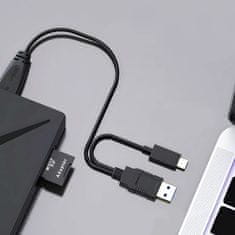 Dexxer 4v1 prijenosni vanjski CD i DVD USB 3.0 SD čitač