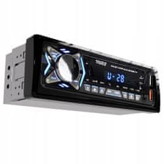 Dexxer 1DIN 12V LCD FM auto radio 4x25W 2x USB Bluetooth SD + daljinski