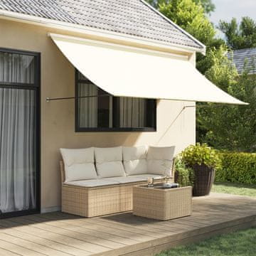 Vidaxl Rolo tenda krem boje 300x150 cm tkanina i čelik