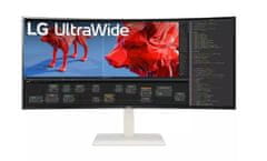 LG 38WR85QC-W monitor, 96,5 cm (38), IPS, WQHD+, zakrivljen