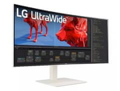 LG 38WR85QC-W monitor, 96,5 cm (38), IPS, WQHD+, zakrivljen
