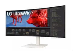 LG 38WR85QC-W monitor, 96,5 cm (38), IPS, WQHD+, zakrivljen