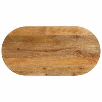 Vidaxl Ploča stola 100x40x3,8 cm Ovalna Masivno drvo manga