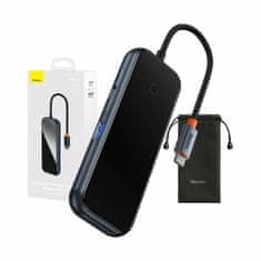 BASEUS Adapter 4w1 Baseus Hub USB-C na 4xUSB 3.0 (tamnosivi)
